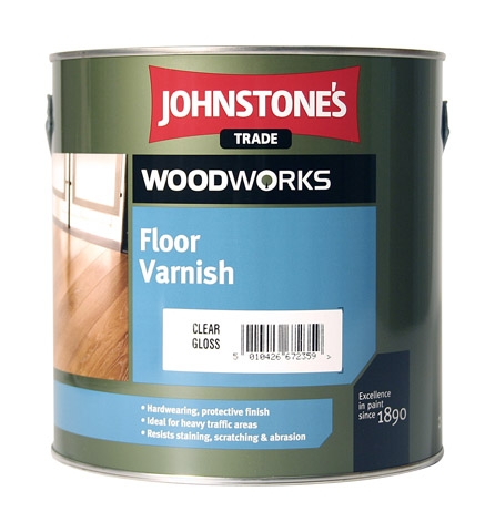 Johnstones Floor Varnish - rýchloschnúci lak na podlahy 5 l bezfarebný satén