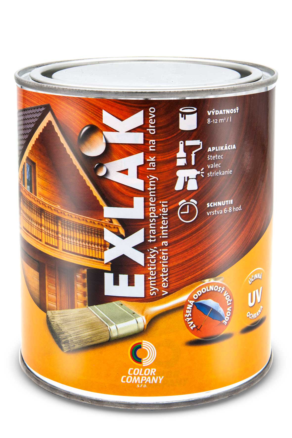 EXLAK - Syntetický lak na drevo v interiéri a exteriéri bezfarebný matný 5 L