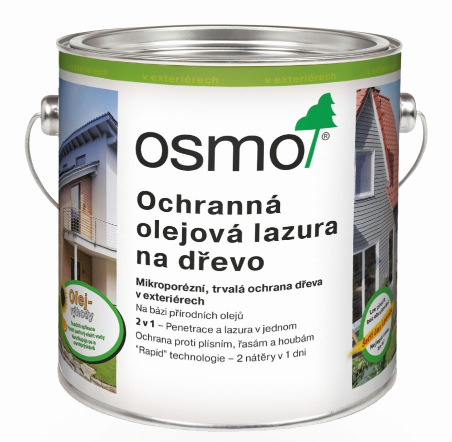 OSMO Ochranná olejová lazura - do vonkajších priestorov 0,75 l 703 - mahagon