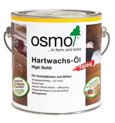 OSMO Tvrdý voskový olej Original na podlahy - farebný 2,5 l 3075 - čierna