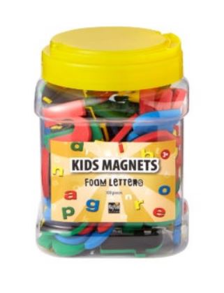 Magnety v sade - detské čísla červený