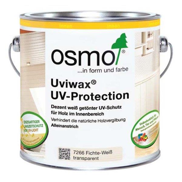OSMO UVIWAX UV PROTECTION - UV ochranný náter na drevo v interiéri 10 l 7266 - biely smrek