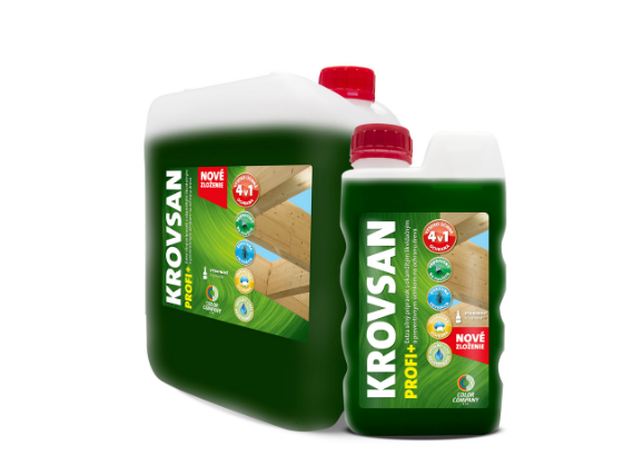 KROVSAN PROFI + - Fungicídny ochranný prípravok zelený 5 L