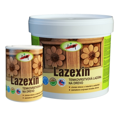 PAM Lazexin - Tenkovrstvá lazúra na drevo dub tmavý 10 l