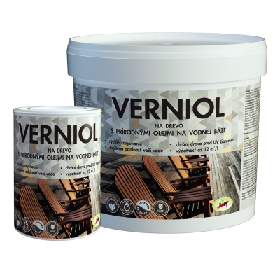 PAM Verniol - Ochranný prostriedok na drevo s prírodnými olejmi 2,5 l červený