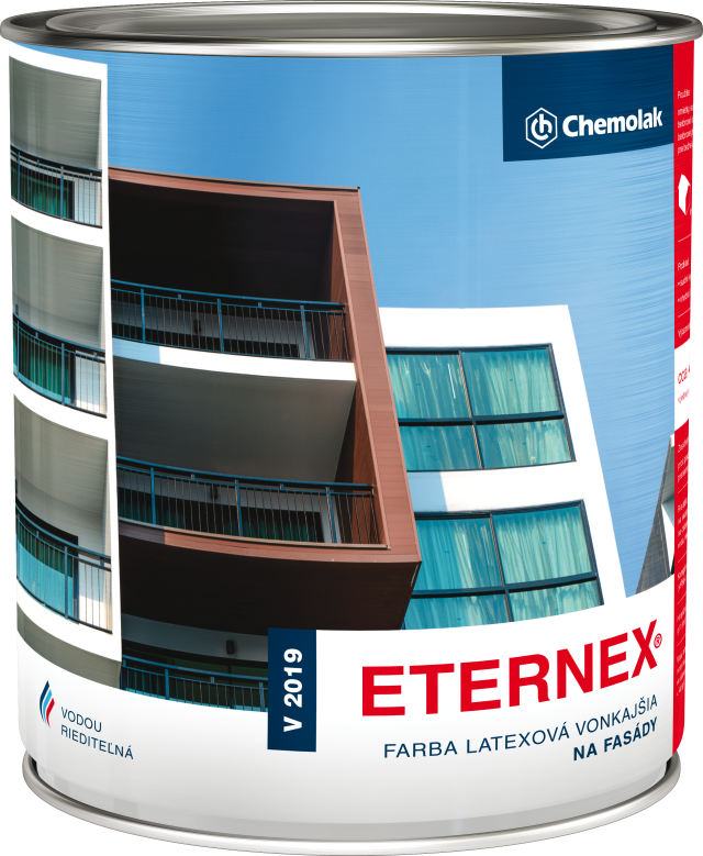 ETERNEX V 2019 - Vonkajšia latexová farba 0,8 kg 0100 - biela