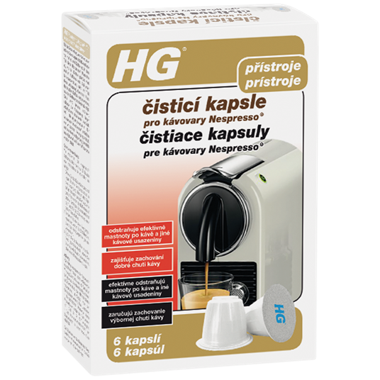 HG 678 - Čistiace kapsule pre kávovary Nespresso 6x3 g