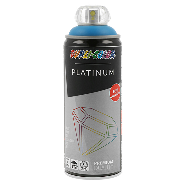 DUPLI COLOR PLATINUM - Prémiová farba v spreji s vysokou kvalitou 400 ml ral 1023 - dopravná žltá polomat