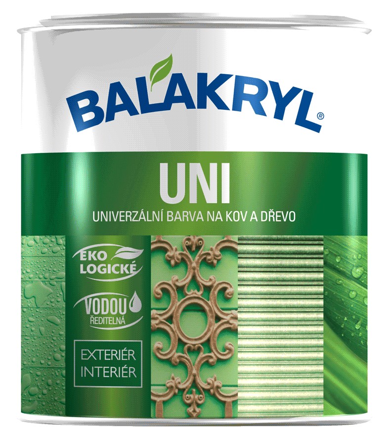 BALAKRYL UNI satén - Univerzálna vrchná farba RAL 1015 - slonová kosť svetlá 0,7 kg