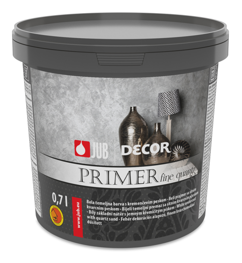 JUB DECOR PRIMER (FINE QUARTZ) - Základný náter s vysokým krytím 0,7 l crystal518g