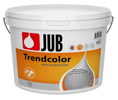 JUB TRENDCOLOR - siloxanová fasádna farba pre intenzívne odtiene Freedom 245 (570B) 0,75 L