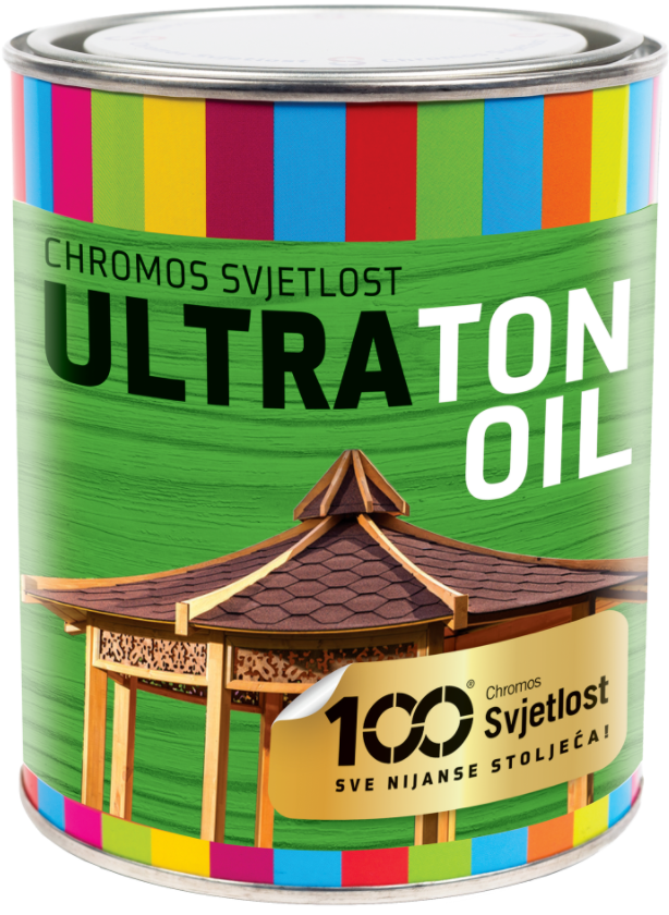 ULTRATON OIL - Olejová lazúra na drevo 0,75 l oliva