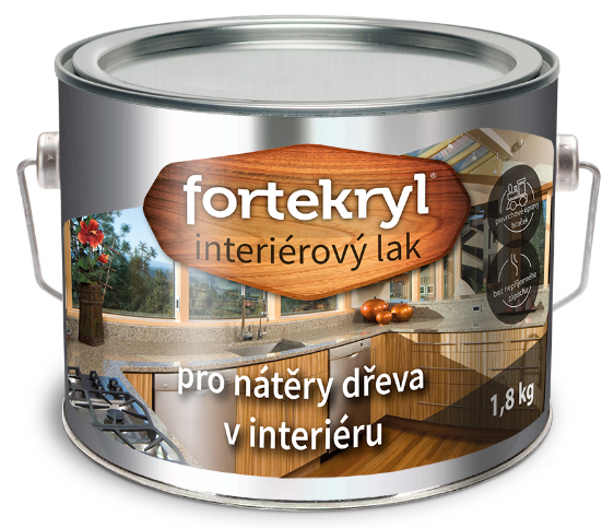 AUSTIS FORTEKRYL - Interiérový lak na drevo pololesklý 1,8 kg
