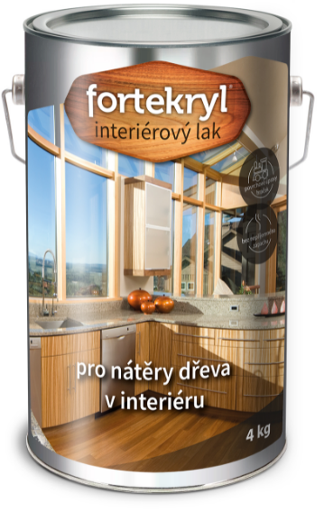 AUSTIS FORTEKRYL - Interiérový lak na drevo pololesklý 4 kg