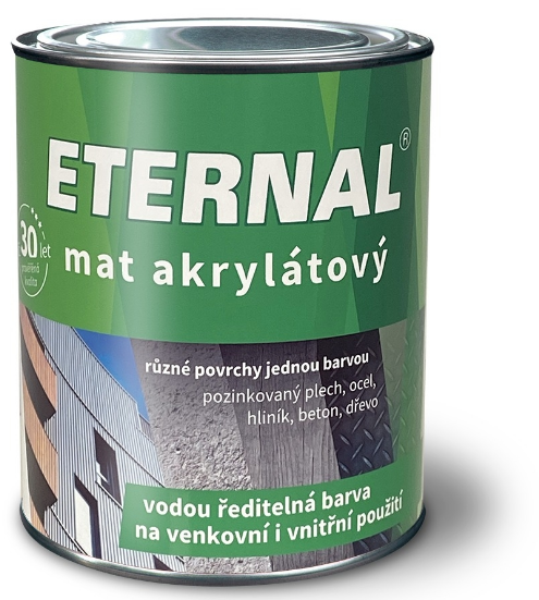 AUSTIS ETERNAL AKRYLÁT MAT - Vrchná farba do interiéru a exteriéru 02 - svetlošedá 0,7 kg