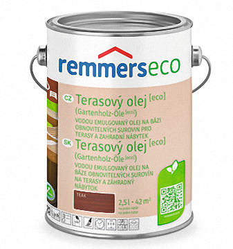 REMMERS PFLEGE-ÖL - Terasový olej ECO REM - teak 2,5 L