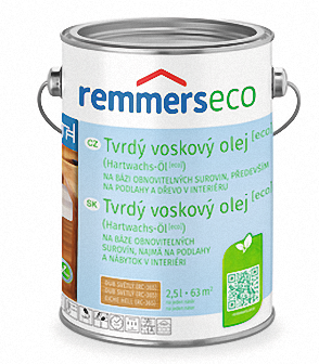 REMMERS - Tvrdý voskový olej ECO REM - silbergrau 0,75 L