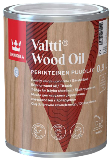 VALTTI WOOD OIL - Olej na terasy (Puuöljy) (zákazkové miešanie) 2,7 l tvt 5056 - kettu