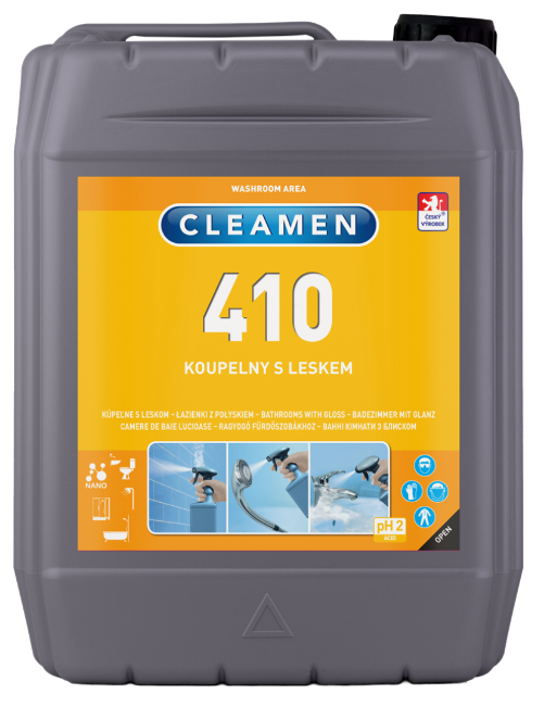 CLEAMEN 410 - Čistič kúpeľne s leskom 5 l