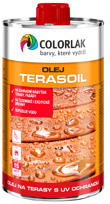 COLORLAK TERASOIL O1014 - Olej na terasy s UV ochranou T0037 - akácia 1 L