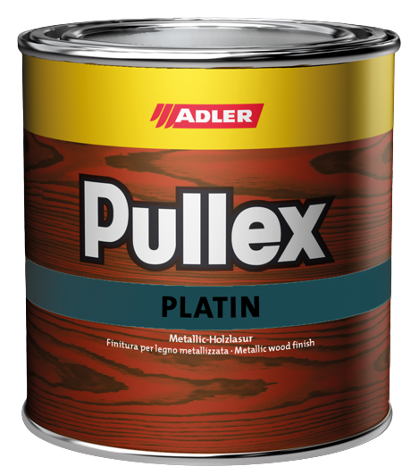 PULLEX PLATIN - Tenkovrstvá metalická lazúra na drevo achatgrau 0,75 L