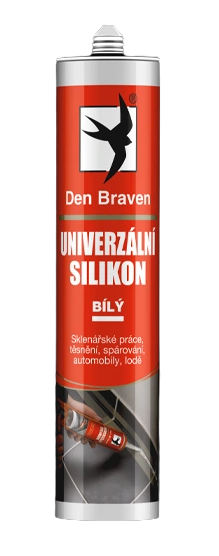 DEN BRAVEN - Univerzálny silikón v domácnosti biela 310 ml