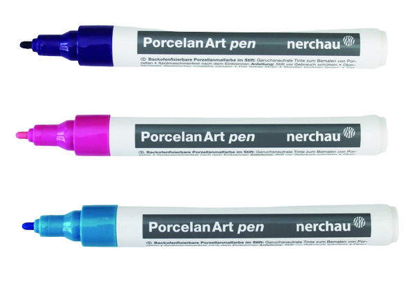 NERCHAU - Vypaľovacie fixky na porcelán fialová 430405