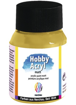 NERCHAU Hobby Akryl MAT/METALLIC- neónová/metalická akrylová farba 59 ml neónovo žltá 362808