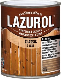 LAZUROL CLASSIC - Olejová lazúra na drevo
