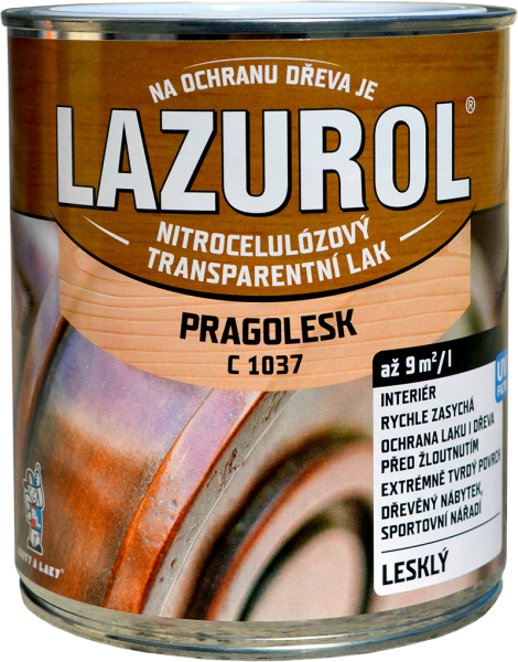 LAZUROL PRAGOLESK C1037 - Nitrocelulózový lak na drevo