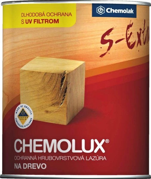 CHEMOLUX S EXTRA - Hrubovrstvá lazúra na drevo