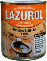 Lazurol S 1002 - Syntetický lak na drevo a lak na kov