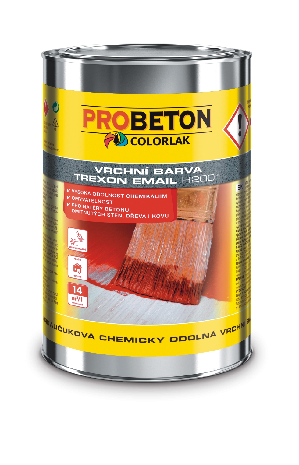 Trexon Email H-2001 -chemicky odolná farba na betón