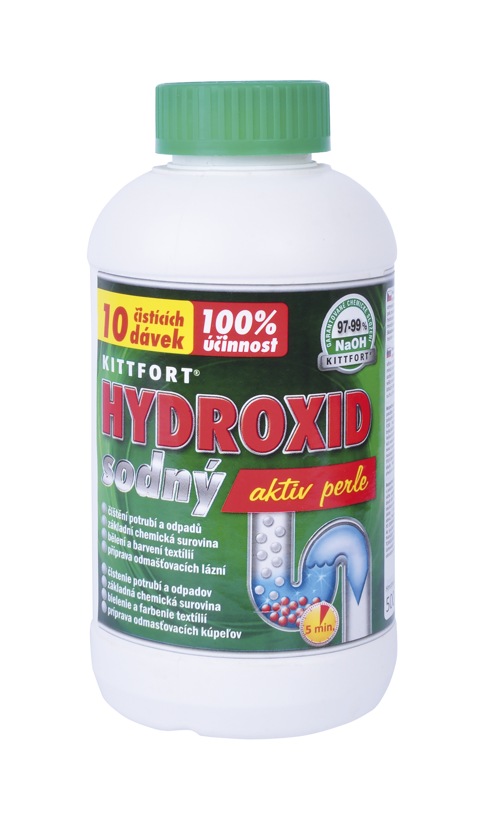 Hydroxid sodný 0,5 kg