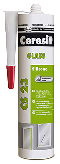 Ceresit CS23 GLASS - silikón na sklo a akváriá