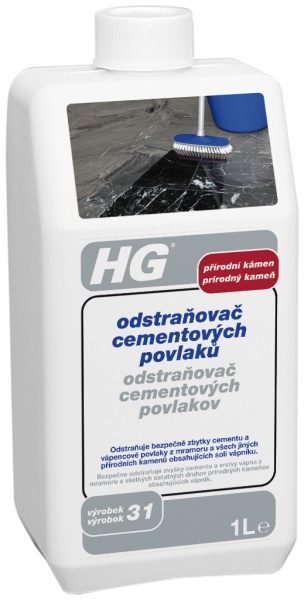 HG 216 - Odstraňovač cementových povlakov z mramoru 1 l 216