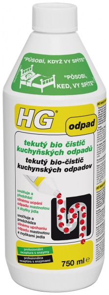 HG Tekutý biočistič kuchynských odpadov 750 ml 481