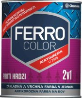 FERRO COLOR U 2066 - pololesklá antikorózna farba 2v1