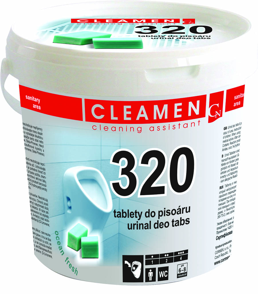 CLEAMEN 320 Deo tablety do pisoáru 1,5 kg