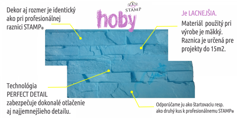STAMP HOBBY Bridlica raznica - hobby raznica na výrobu obkladu