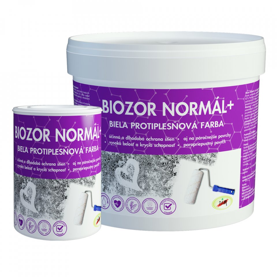 Biozor Normál + protiplesňová farba na steny
