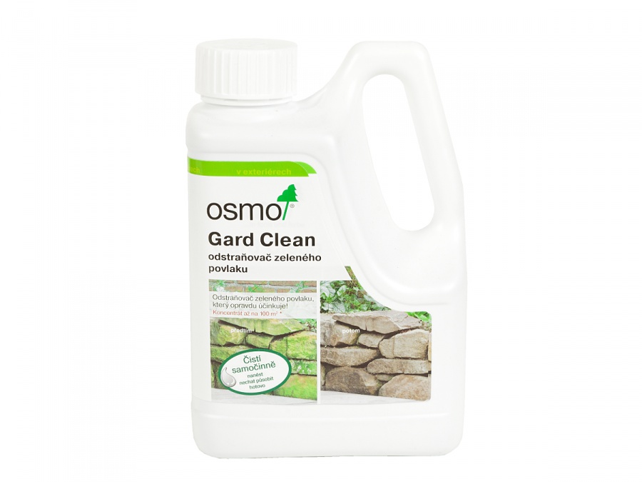 OSMO Gard Clean - odstraňovač zeleného povlaku 1 l bezfarebný