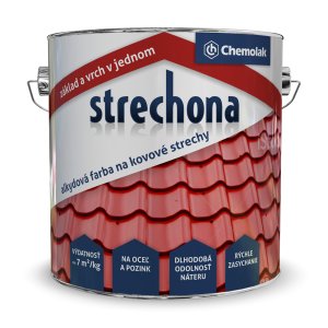 STRECHONA 2v1 - Antikorózna farba na kovové strechy