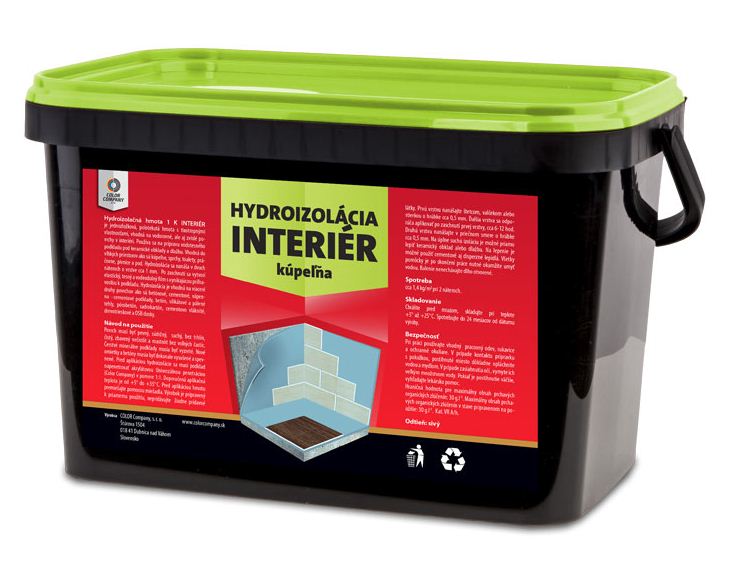 E-shop 1K INTERIÉR - Hydroizolačná hmota do interiéru 12 kg