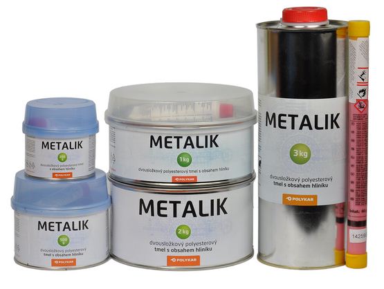 E-shop Tmel Polykar Alu Metalik - hliníkový tmel 0,5 kg