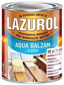 LAZUROL AQUA BALZAM - prípravok na predĺženie životnosti lazúry