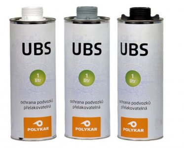 Hmota Polykar UBS ochrana podvozkov a prahov automobilov