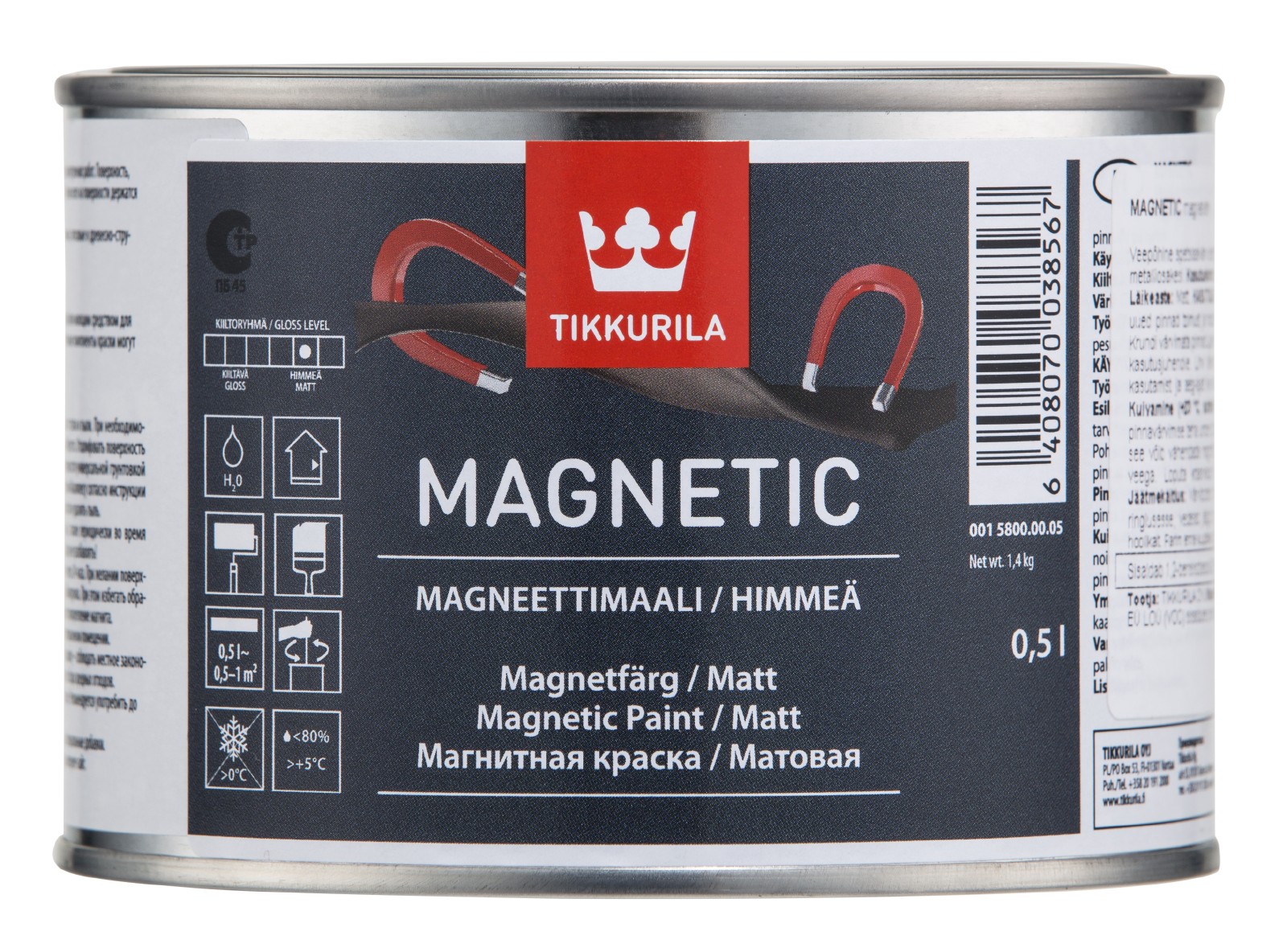 MAGNETIC - magnetická farba na steny