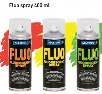 Maston fluorescenčná farba v spreji - fluo značkovací sprej