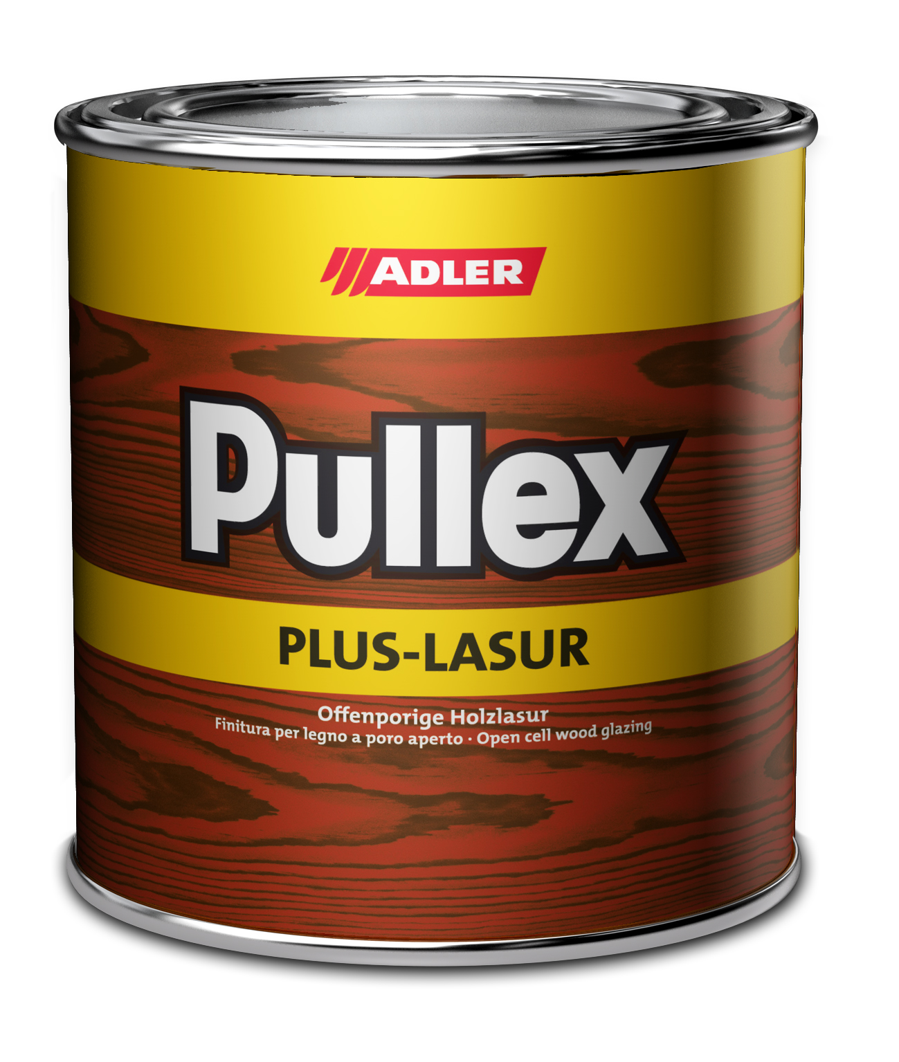Adler Pullex Plus Lasur - UV ochranná lazúra na vonkajšie drevodomy a obloženie 2,5 l kastanie